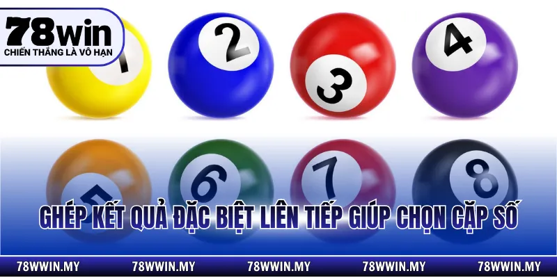 Ghép kết quả đặc biệt liên tiếp giúp chọn cặp số